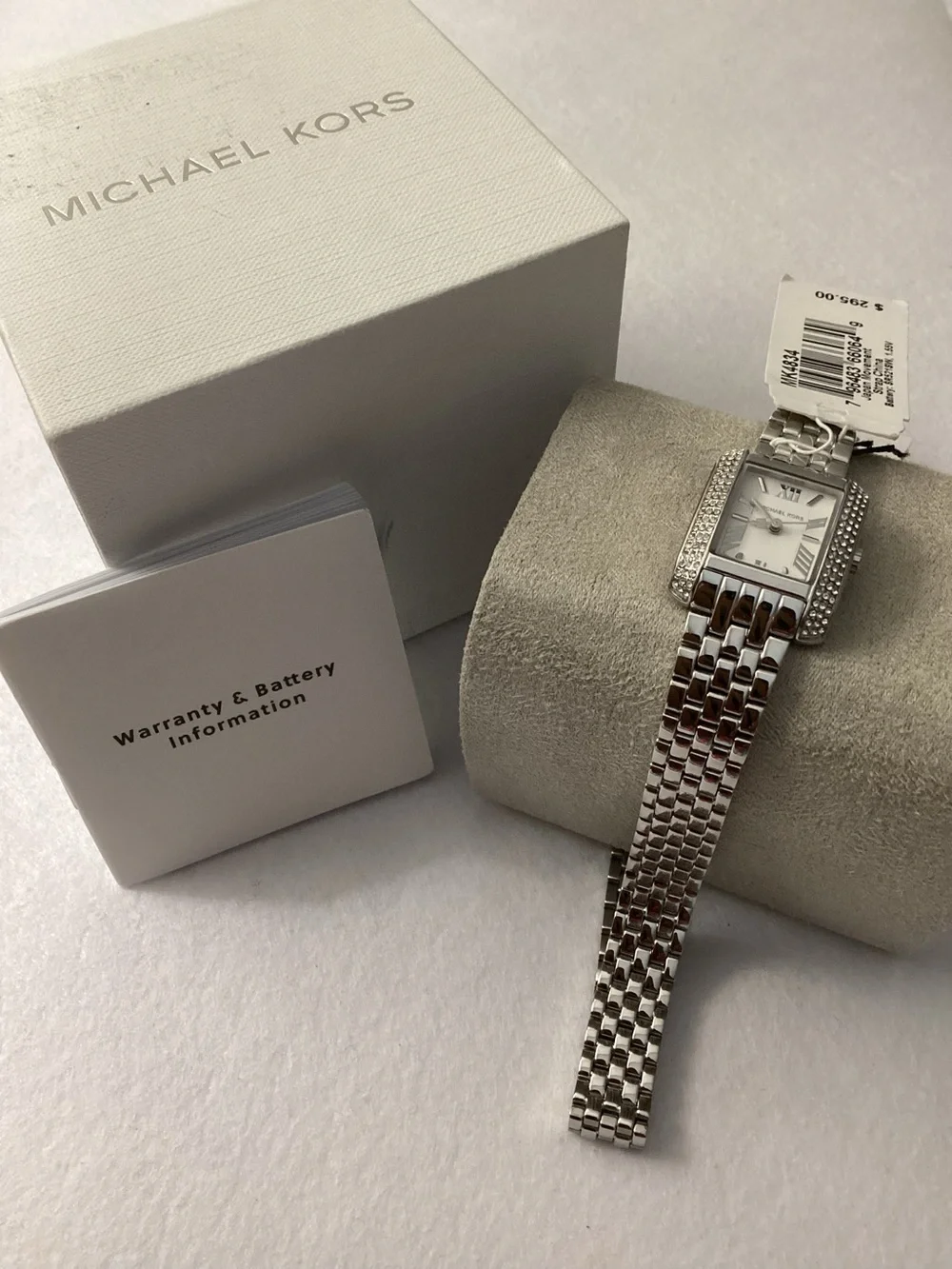 Michael Kors Emery Double Wrap Three-Hand Stainless Steel Watch 22mm